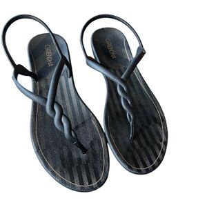 Grendha Black Women's Sandals Minimalist Boho